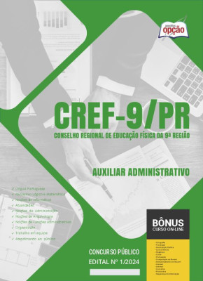 Apostila CREF-9 em PDF - Auxiliar Administrativo 