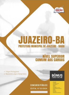 Apostila Prefeitura de Juazeiro - BA em PDF - Nível Superior - Comum aos Cargos 