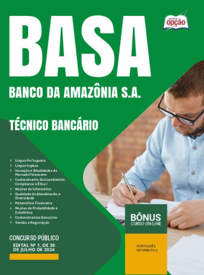 Apostila BASA em PDF - Técnico Bancário 