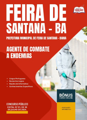 Apostila Prefeitura de Feira de Santana - BA em PDF - Agente de Combate a Endemias 