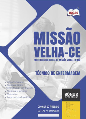 Apostila Prefeitura de Missão Velha - CE  - Técnico de Enfermagem