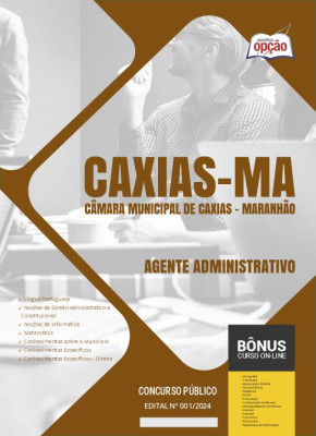 Apostila Câmara de Caxias - MA  - Agente Administrativo