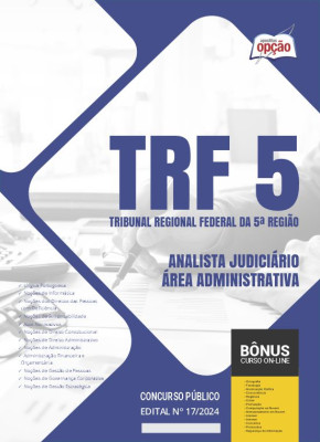 Apostila TRF-5 em PDF - Analista Judiciário - Área Administrativa 