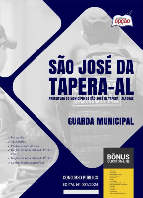 Apostila Prefeitura de São José da Tapera - AL em PDF - Guarda Municipal 