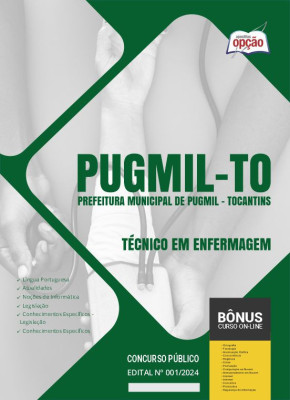 Apostila Prefeitura de Pugmil - TO em PDF - Técnico em Enfermagem 