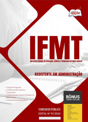 Apostila IFMT em PDF - Assistente em Administração 