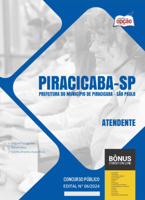 Apostila Prefeitura de Piracicaba - SP  - Atendente