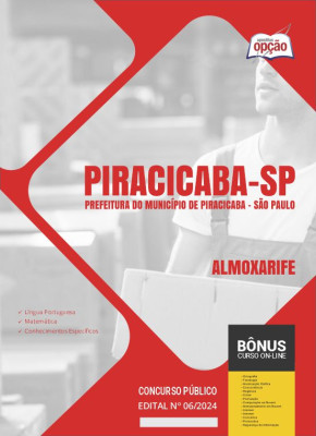 Apostila Prefeitura de Piracicaba - SP  - Almoxarife