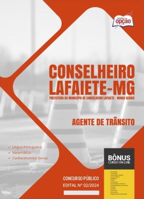 Apostila Prefeitura de Conselheiro Lafaiete - MG em PDF - Agente de Trânsito 