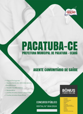 Apostila Prefeitura de Pacatuba - CE em PDF - Agente Comunitário de Saúde 