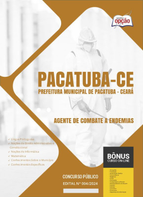 Apostila Prefeitura de Pacatuba - CE em PDF - Agente de Combate a Endemias 