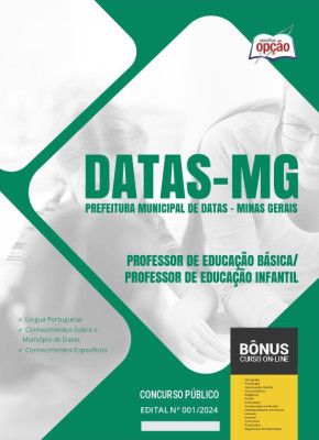 Apostila Prefeitura de Datas - MG em PDF - Professor de Educação Básica/Professor de Educação Infantil 
