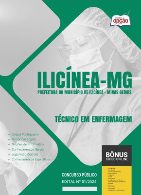 Apostila Prefeitura de Ilicínea - MG em PDF - Técnico em Enfermagem 