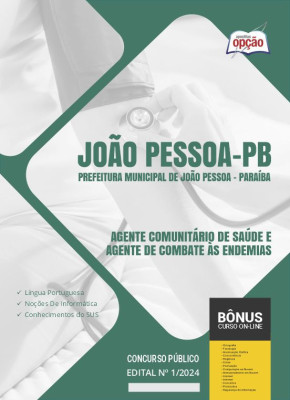 Apostila Prefeitura de João Pessoa - PB em PDF - Agente Comunitário de Saúde e Agente de Combate às Endemias 