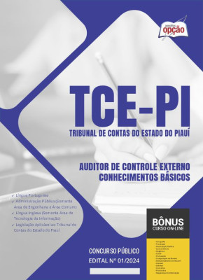 Apostila TCE-PI em PDF - Auditor de Controle Externo - Conhecimentos Básicos 