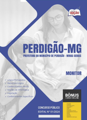 Apostila Prefeitura de Perdigão - MG em PDF - Monitor 