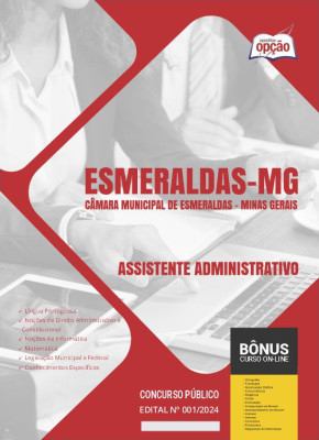 Apostila Câmara de Esmeraldas - MG em PDF - Assistente Administrativo 