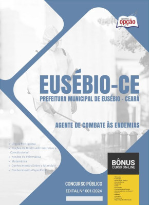 Apostila Prefeitura de Eusébio - CE em PDF - Agente de Combate às Endemias 