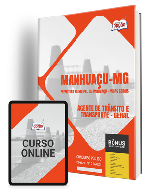 Apostila Prefeitura de Manhuaçu - MG 2024 - Agente de Trânsito e Transporte - Geral