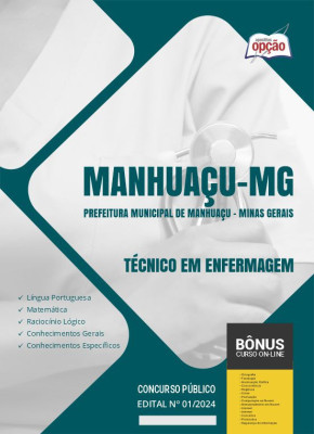 Apostila Prefeitura de Manhuaçu - MG em PDF - Técnico em Enfermagem 