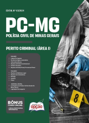 Apostila PC-MG em PDF - Perito Criminal (Área I) 