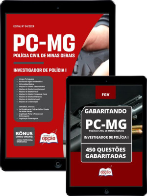 Combo PC-MG Investigador de Polícia I