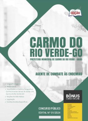 Apostila Prefeitura de Carmo do Rio Verde - GO em PDF - Agente de Combate às Endemias 