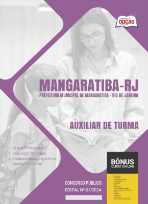Apostila Prefeitura de Mangaratiba - RJ em PDF - Auxiliar de Turma 