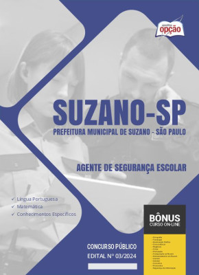 Apostila Prefeitura de Suzano - SP  - Agente de Segurança Escolar