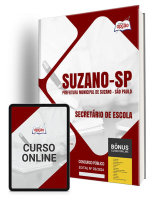 Apostila Prefeitura de Suzano - SP  - Secretário de Escola