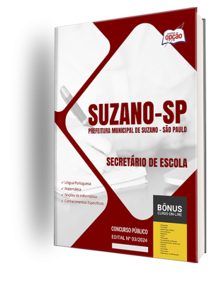 Apostila Prefeitura de Suzano - SP  - Secretário de Escola
