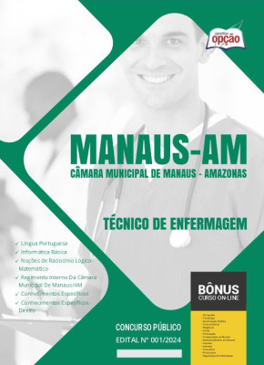 Apostila Câmara de Manaus - AM em PDF - Técnico de Enfermagem 