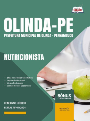 Apostila Prefeitura de Olinda - PE em PDF - Nutricionista 