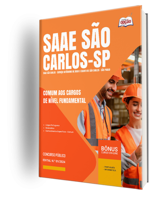 Apostila SAAE São Carlos - SP  - Comum aos Cargos de Nível Fundamental