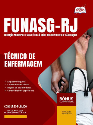 Apostila FUNASG-RJ em PDF - Técnico de Enfermagem 