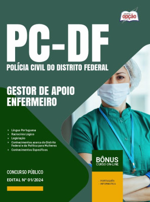 Apostila PCDF em PDF - Gestor de Apoio às Atividades Policiais Civis – Especialidade: Enfermeiro 