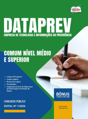 Apostila DATAPREV em PDF - Comum Nível Médio e Superior 