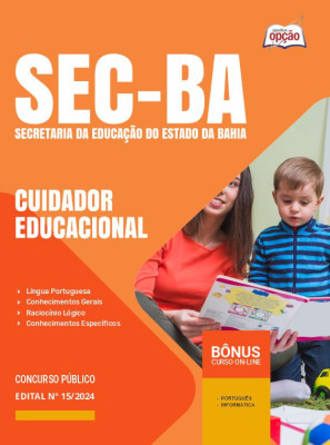 Apostila SEC-BA em PDF - Cuidador Educacional 