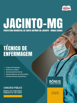 Apostila Prefeitura de Santo Antônio do Jacinto - MG em PDF - Técnico de Enfermagem 
