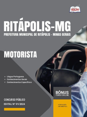 Apostila Prefeitura de Ritápolis - MG em PDF - Motorista 