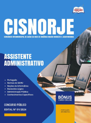 Apostila CISNORJE em PDF - Assistente Administrativo 