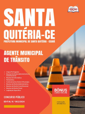 Apostila Prefeitura de Santa Quitéria - CE em PDF - Agente Municipal de Trânsito 