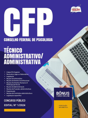 Apostila CFP em PDF - Técnico Administrativo/Administrativa 