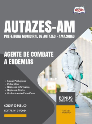 Apostila Prefeitura de Autazes - AM em PDF - Agente de Combate a Endemias 