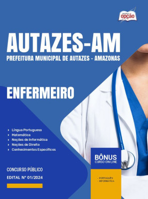 Apostila Prefeitura de Autazes - AM em PDF - Enfermeiro 