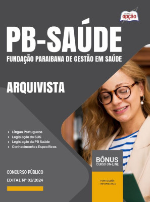 Apostila PB Saúde em PDF - Arquivista 