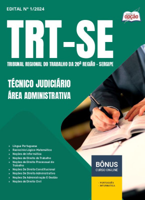 Apostila TRT-SE em PDF - Técnico Judiciário - Área Administrativa 