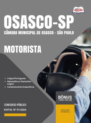 Apostila Câmara de Osasco - SP em PDF - Motorista 