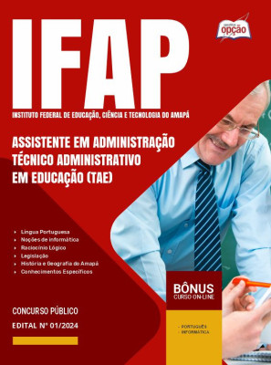 Apostila IFAP em PDF - Assistente em Administração - Técnico Administrativo em Educação (TAE) 