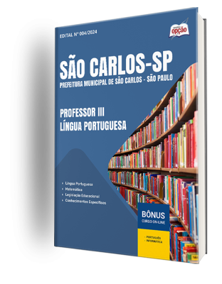 Apostila Prefeitura de São Carlos - SP  - Professor III - Língua Portuguesa